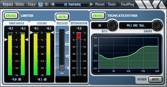 Wave Arts FinalPlug Native AAX DSP Mastering Plug-ine License